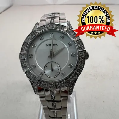 Bulova Phantom Women's Watch 96L291, White Dial Stainless Steel Bracelet Quartz - Thumbnail 1